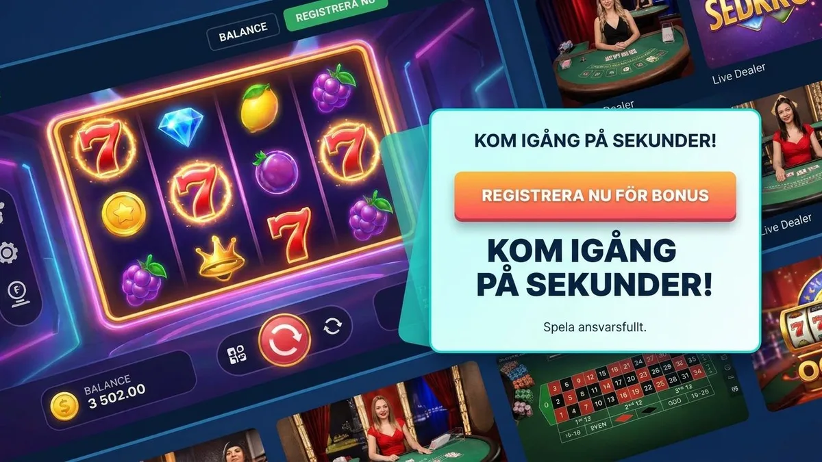 Registrera dig med bonus